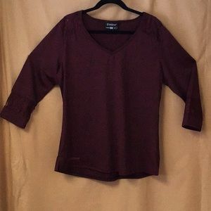 Melaleuca  3/4 Sleeve Scoop Neck Top 2X.